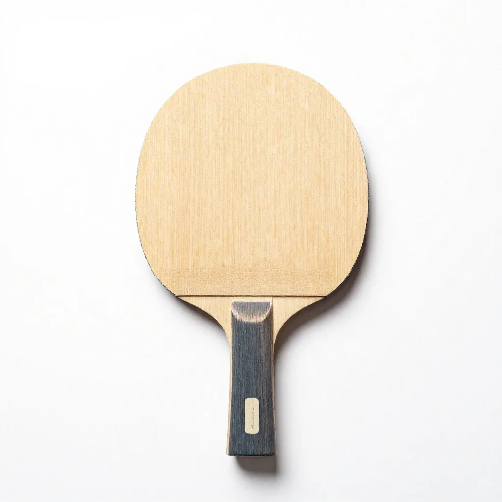 Table tennis paddle isolated on a white background