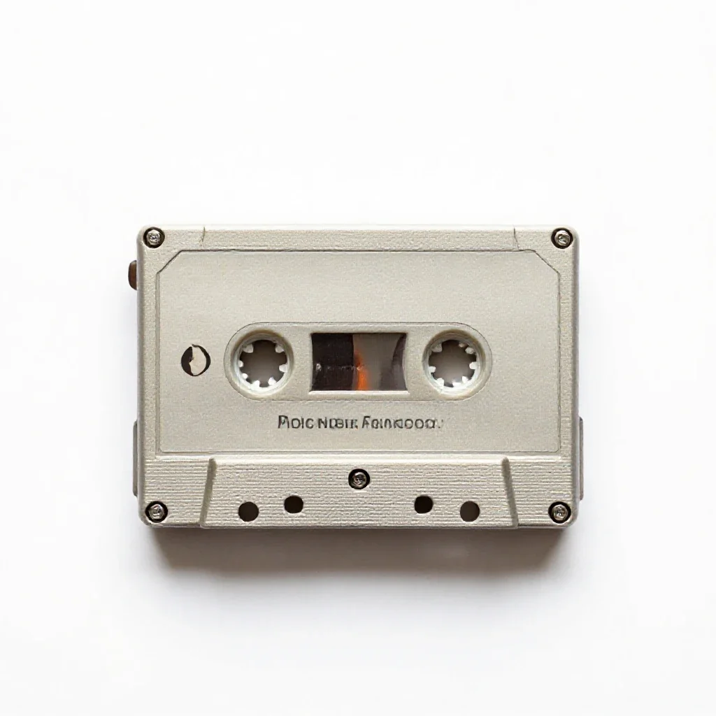 Cassette walkman isolated on a white background