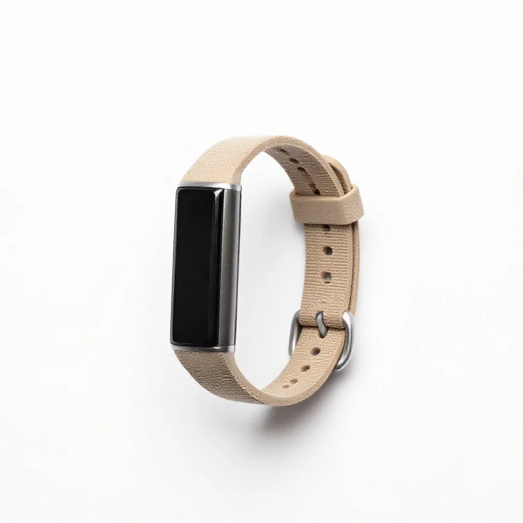 Fitness tracker band isolated on a white background