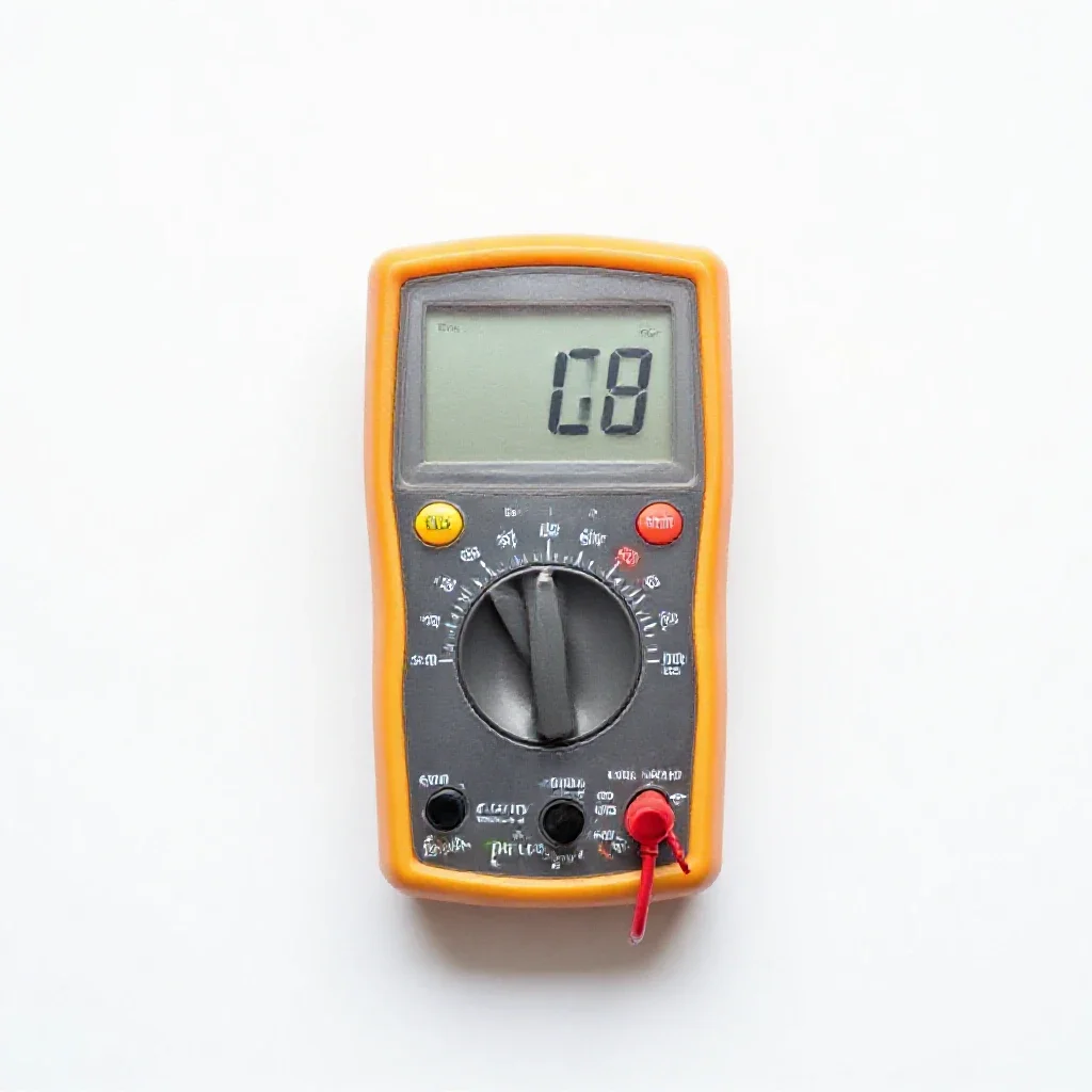 Multimeter isolated on a white background