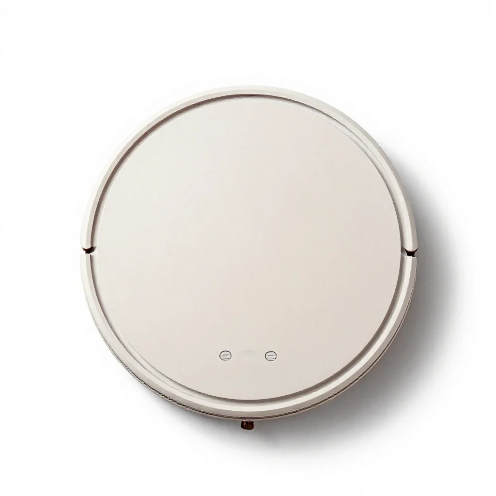 Robot vacuum isolated on a white background