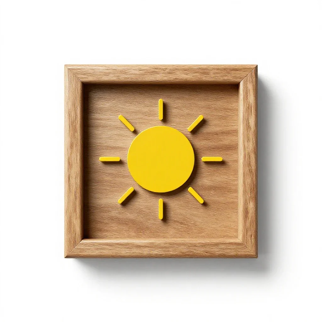 Weather station display isolated on a white background