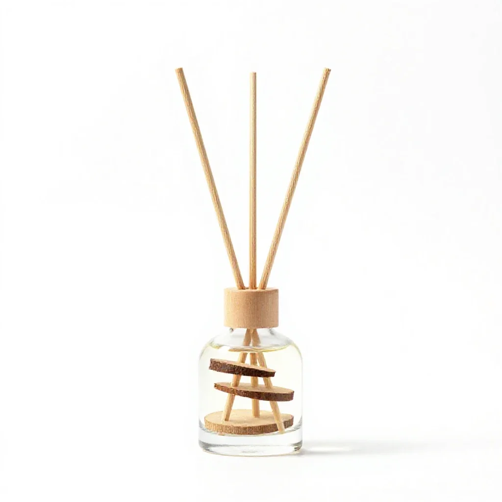 Reed diffuser isolated on a white background