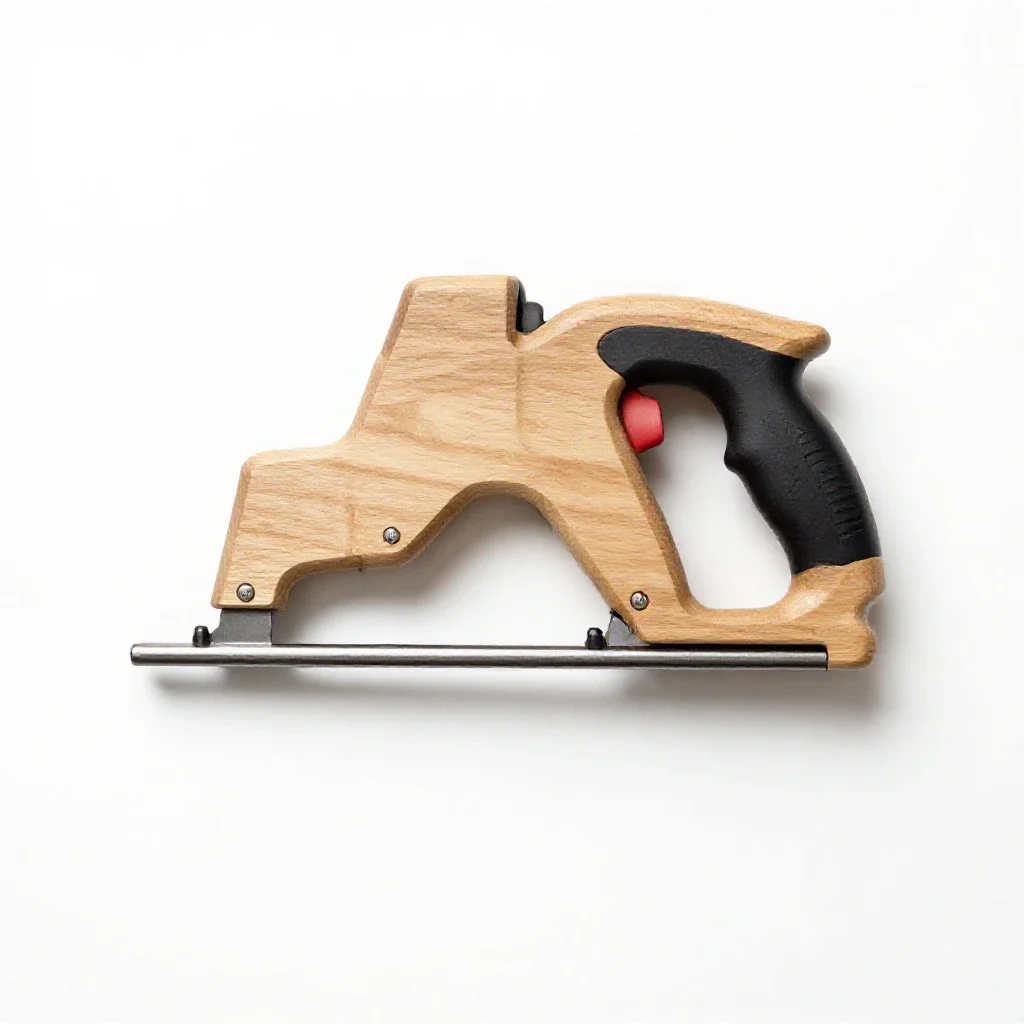 Japanese pull saw isolated on a white background