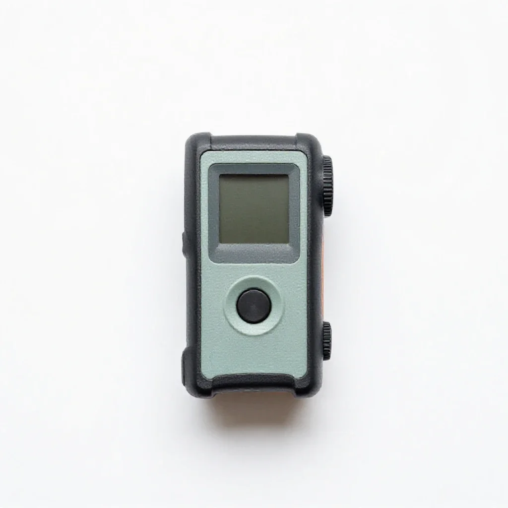 Laser distance meter isolated on a white background