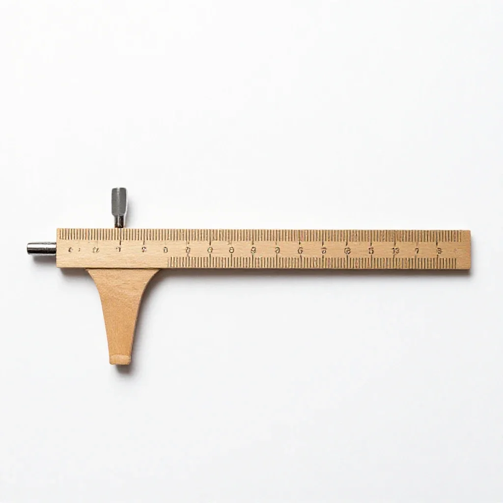 Marking gauge isolated on a white background