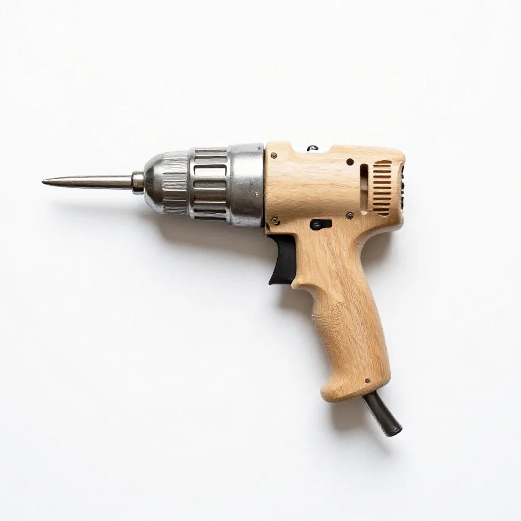 Nail gun isolated on a white background