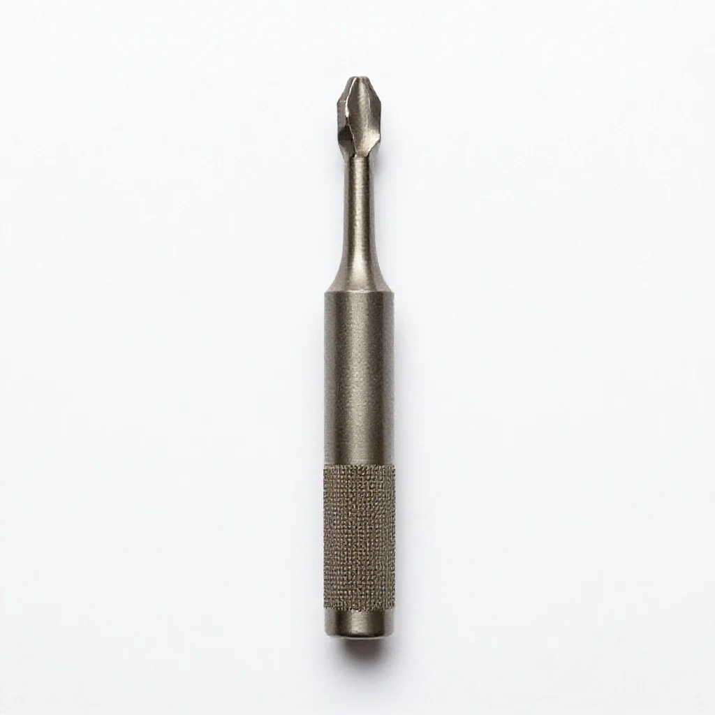 Rotary tool with bits isolated on a white background