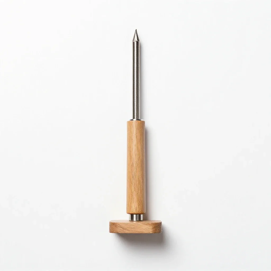 Soldering iron with a stand isolated on a white background