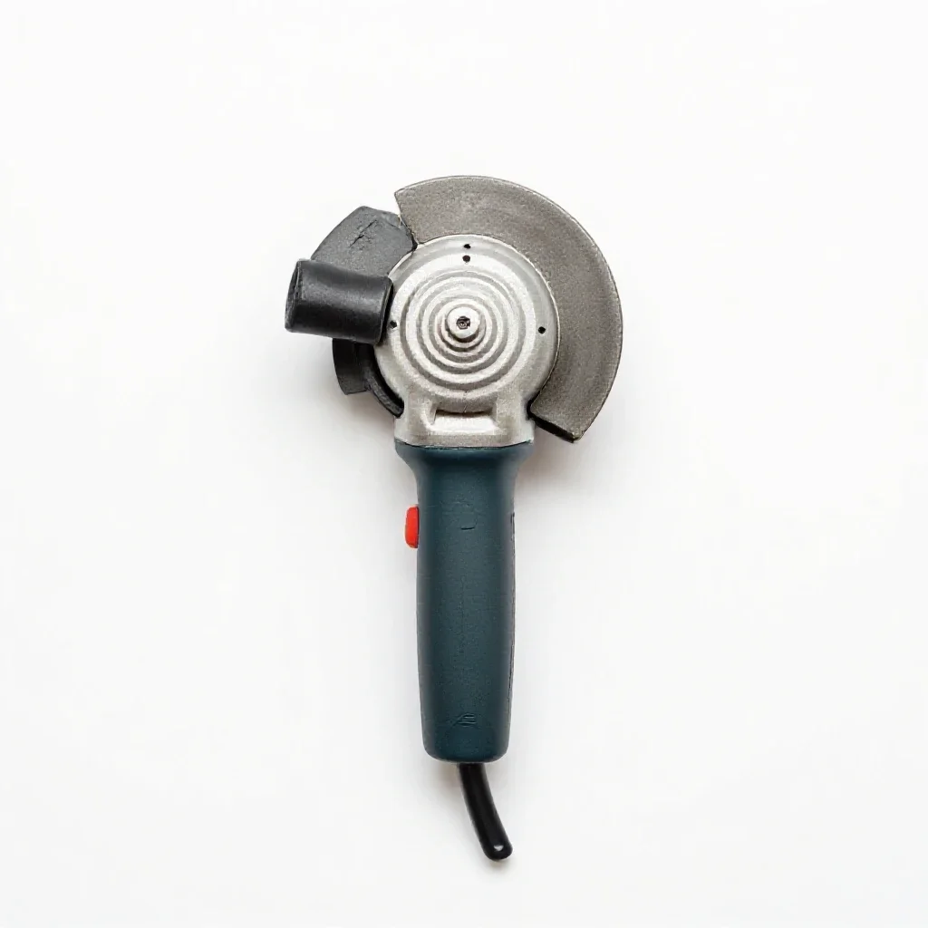 Angle grinder isolated on a white background