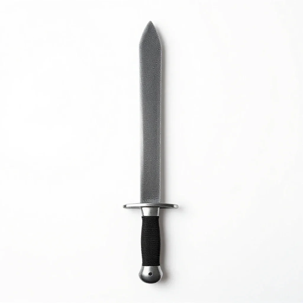 Foam sword isolated on a white background