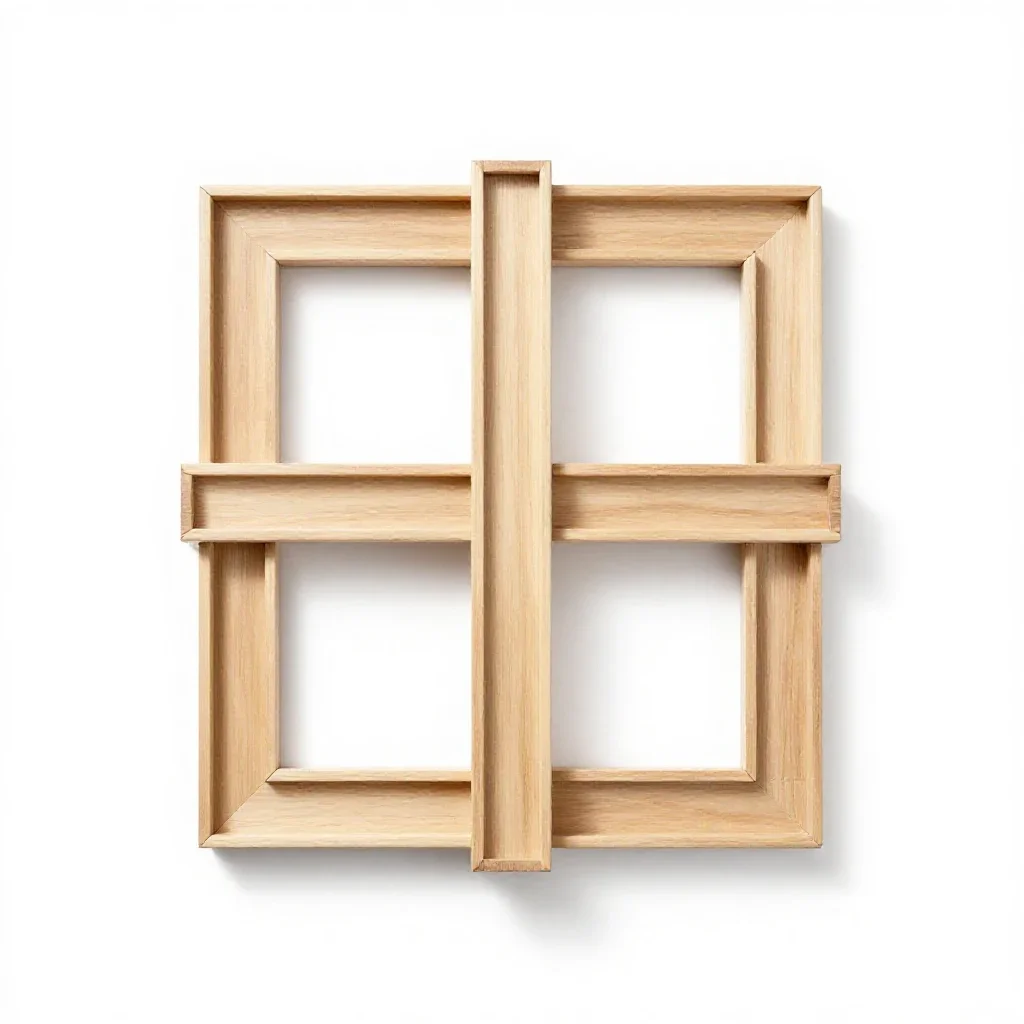 Marble run kit isolated on a white background