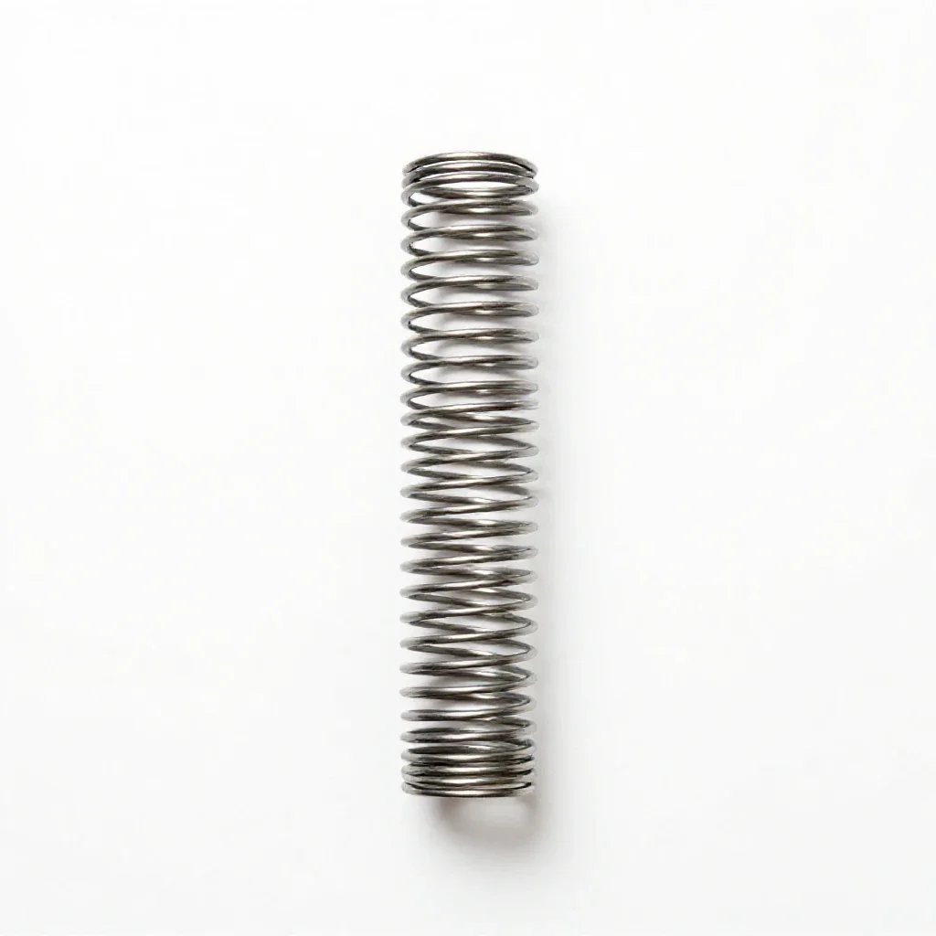 Slinky spring isolated on a white background