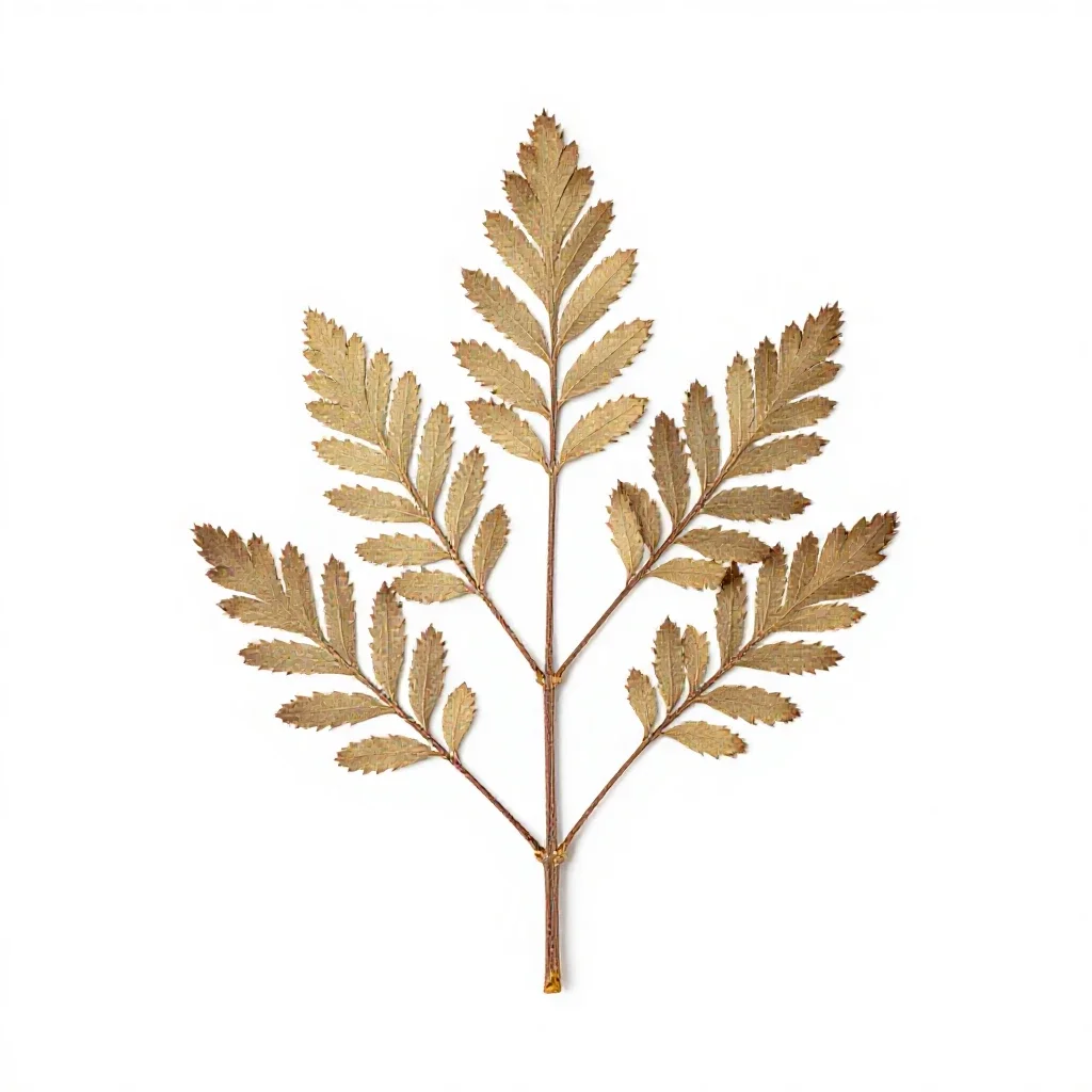Silver beech isolated on a white background