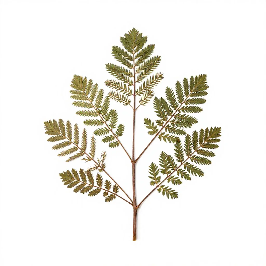 Totara isolated on a white background