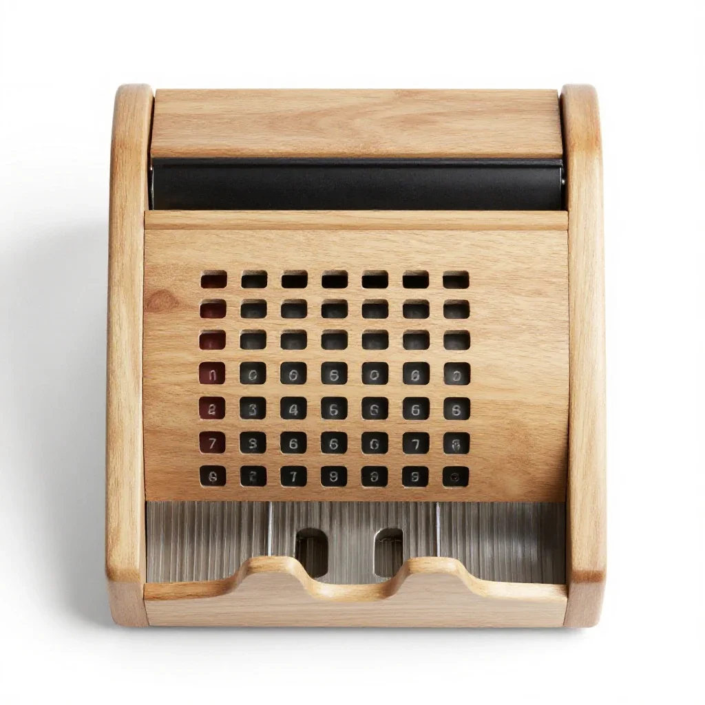 Cash register isolated on a white background
