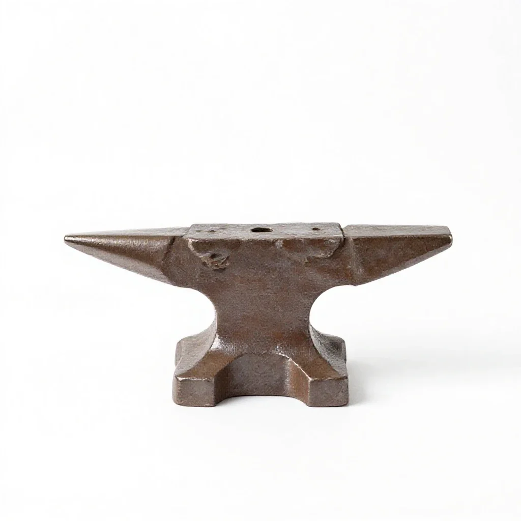 Cobbler's anvil isolated on a white background
