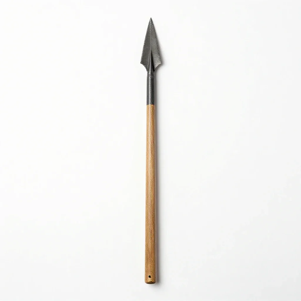Whaling harpoon isolated on a white background