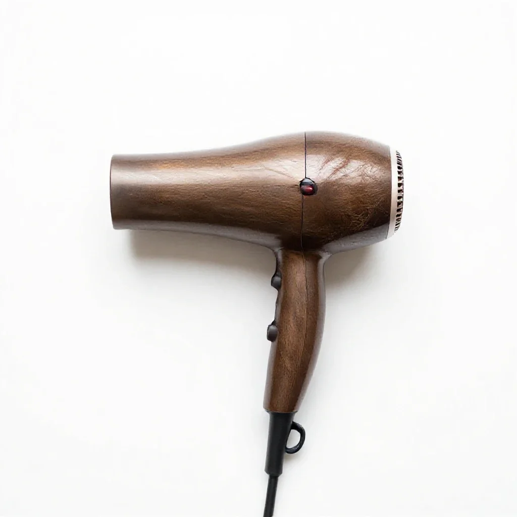 Hair dryer isolated on a white background