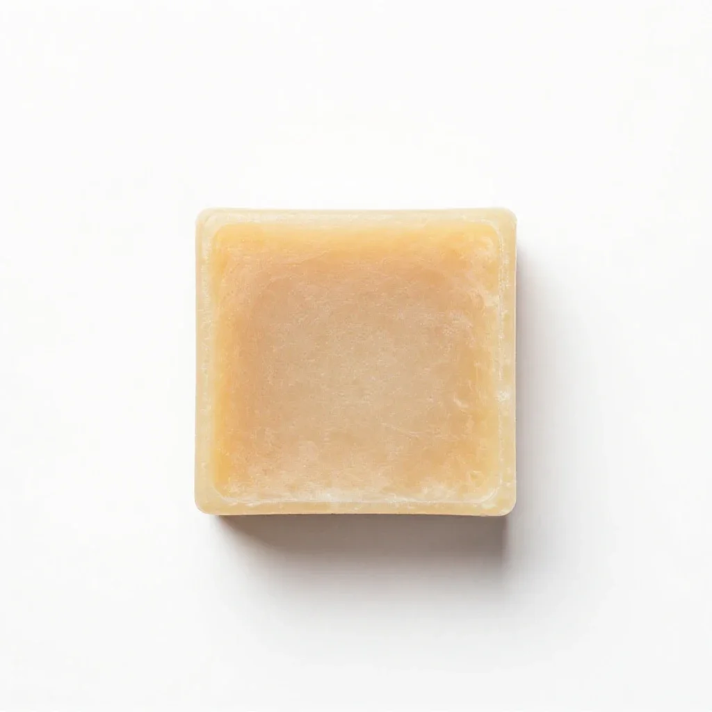 Shampoo bar isolated on a white background