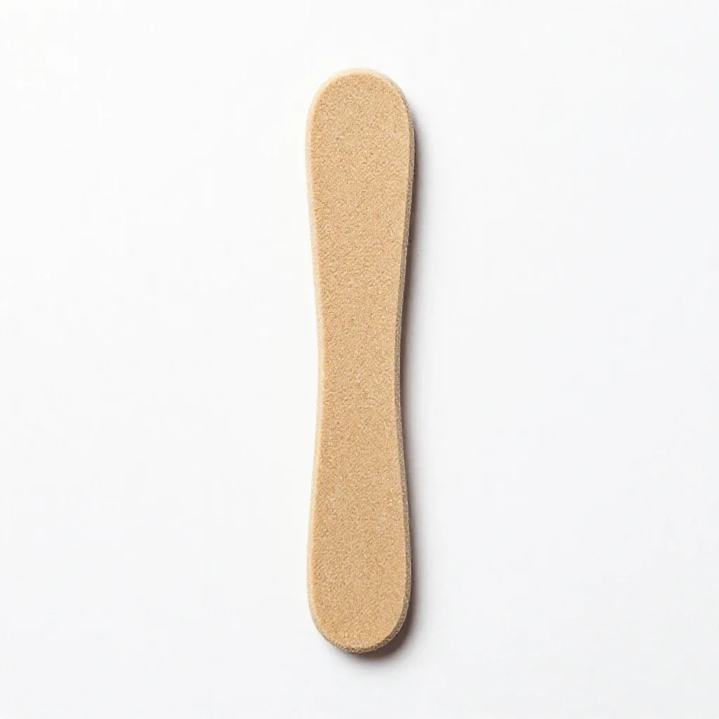 Tongue scraper isolated on a white background