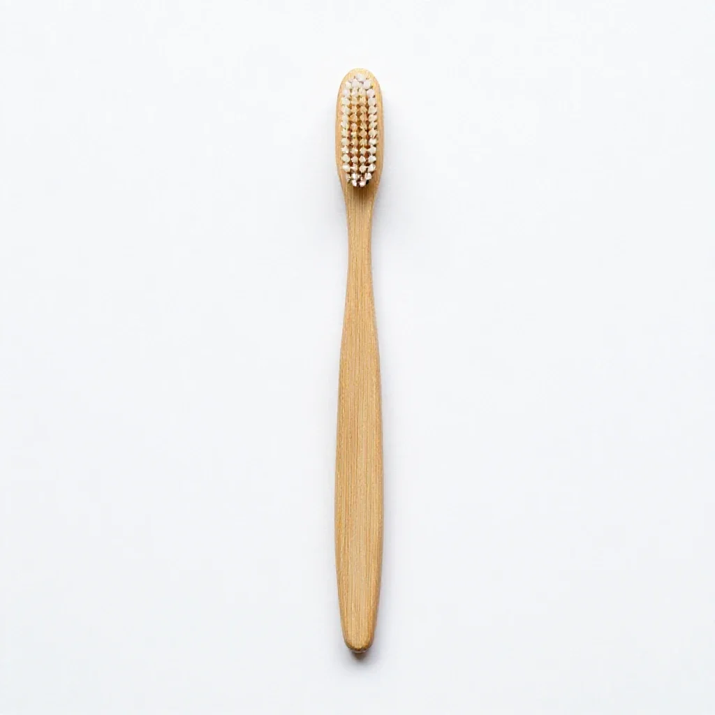 Toothbrush in a holder isolated on a white background