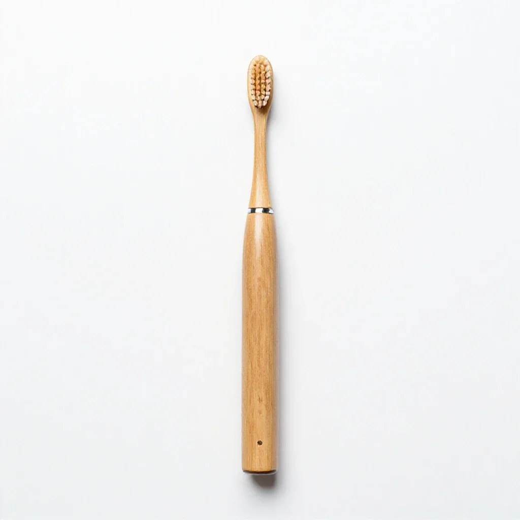 Electric toothbrush on a stand isolated on a white background