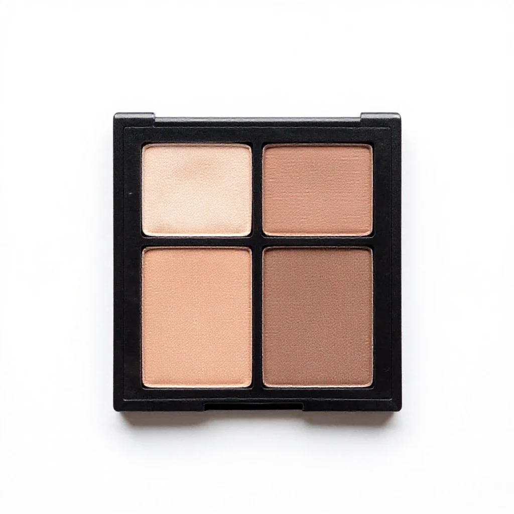 Eyeshadow palette isolated on a white background