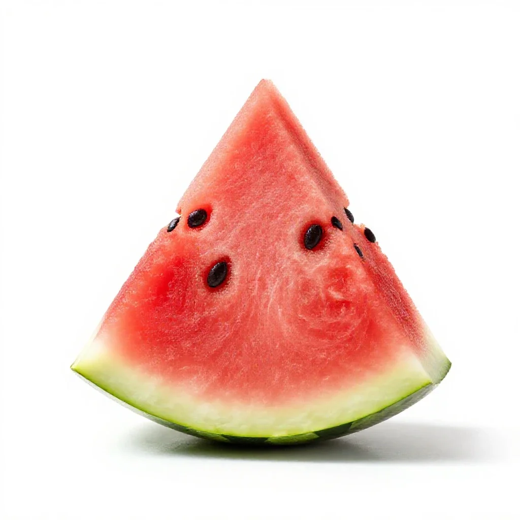 Watermelon agua fresca isolated on a white background