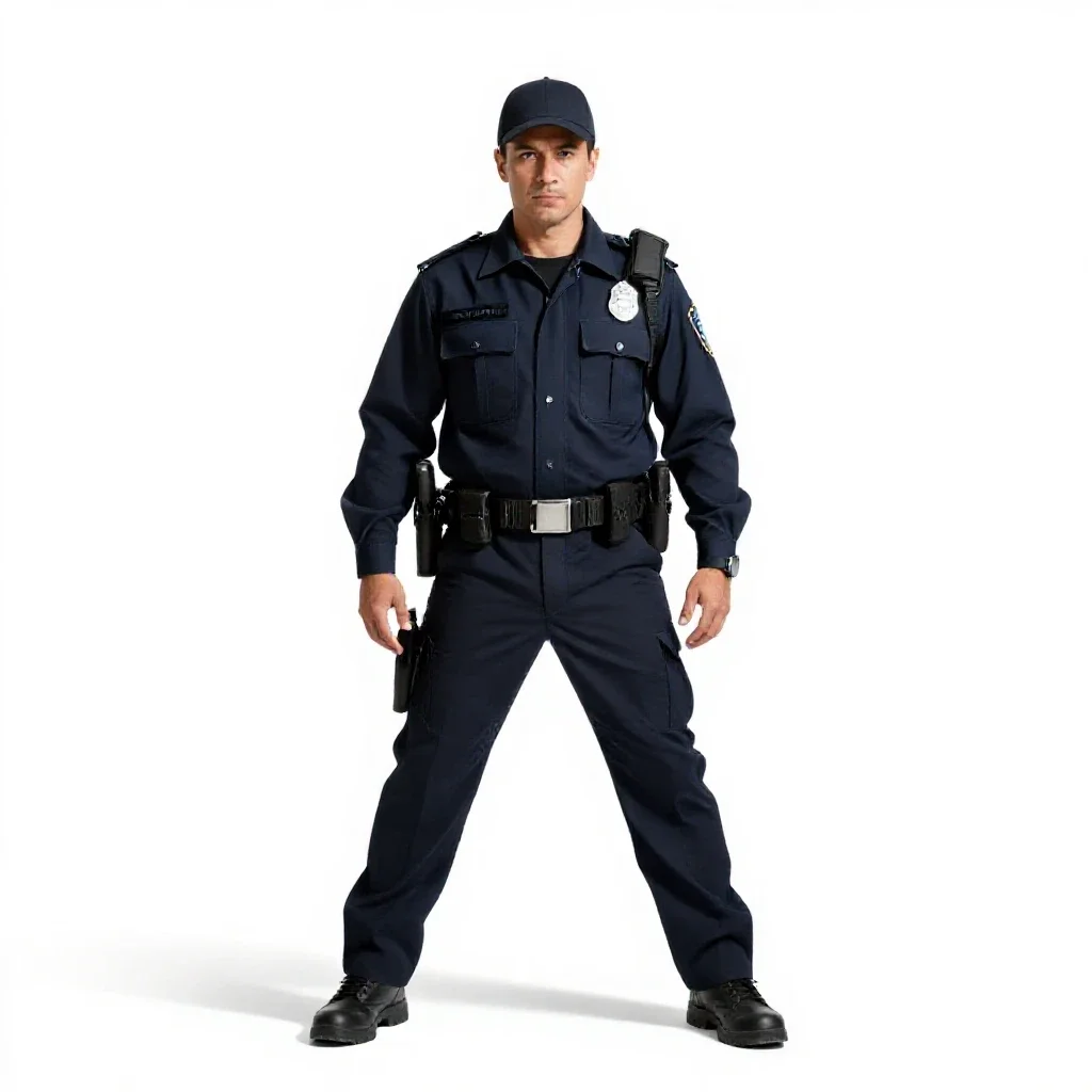 Hive-city enforcer isolated on a white background