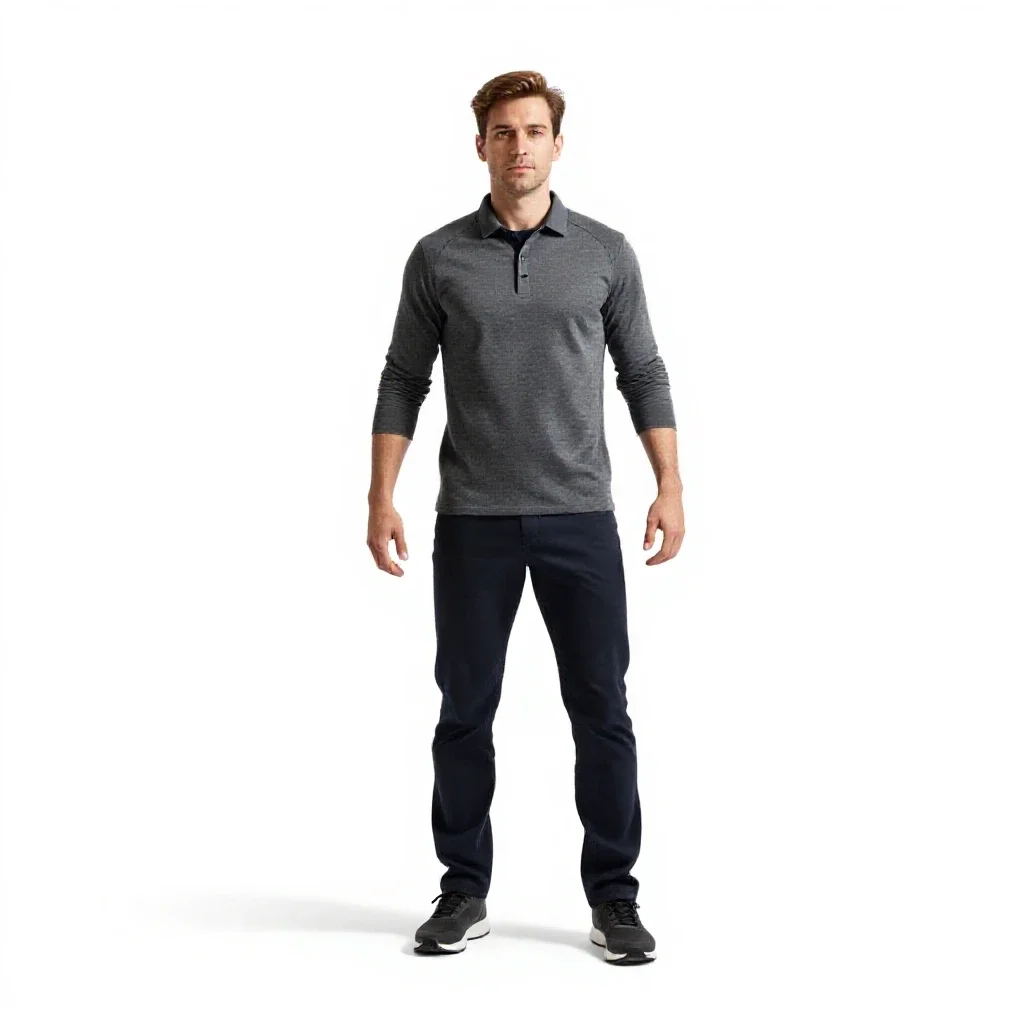 Jump navigator with a neural halo isolated on a white background