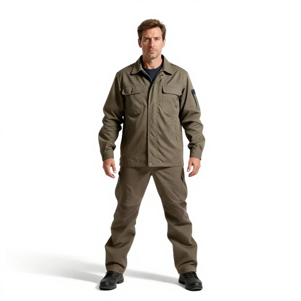 Xenoarchaeologist with a sample case isolated on a white background