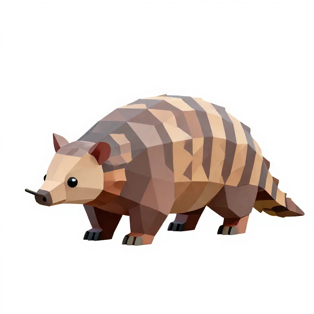 Pangolin isolated on a white background