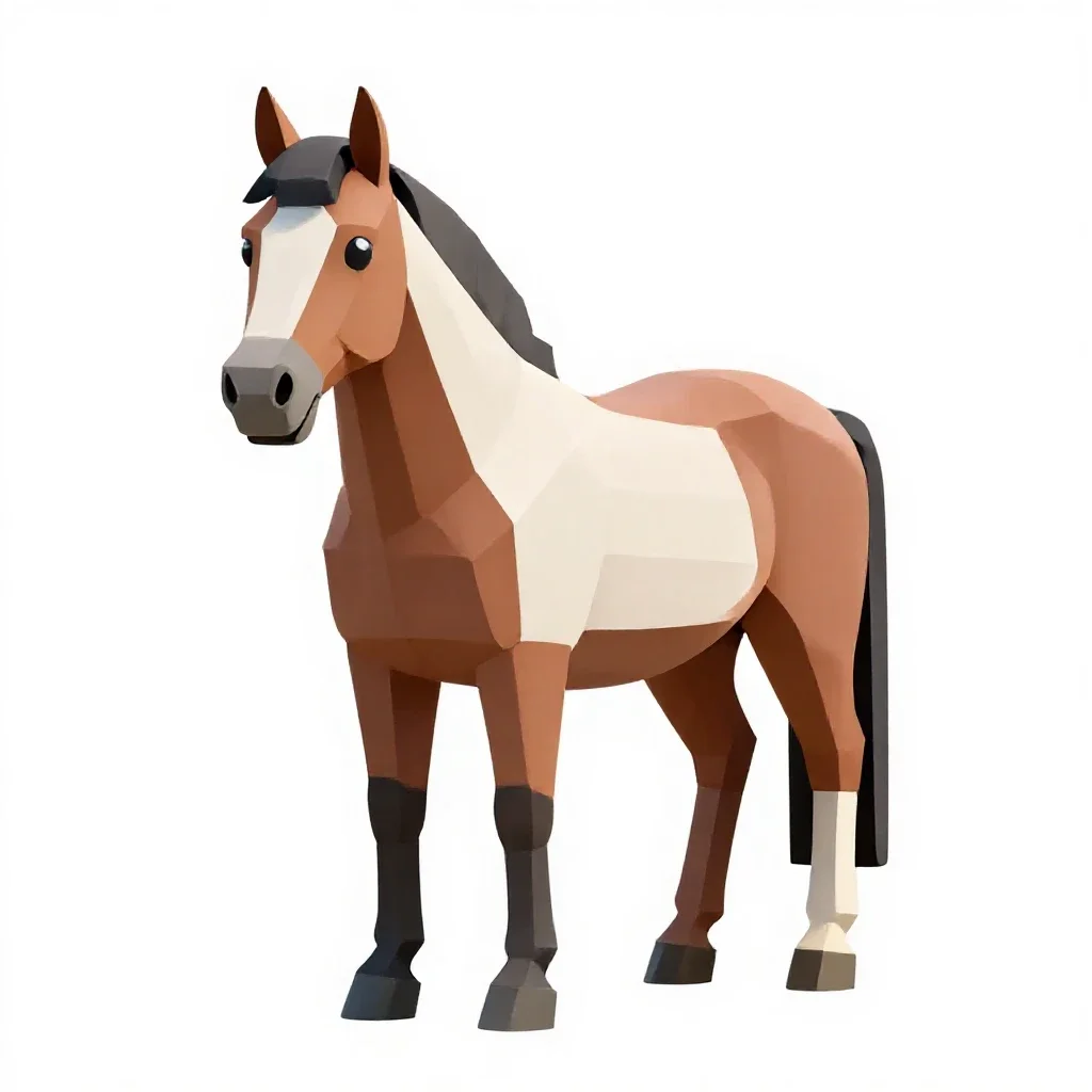 Shire horse isolated on a white background