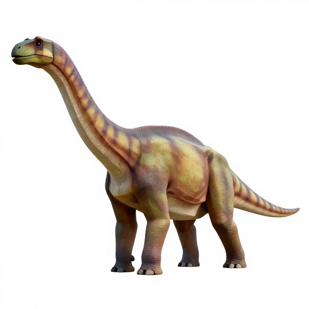 Diplodocus isolated on a white background