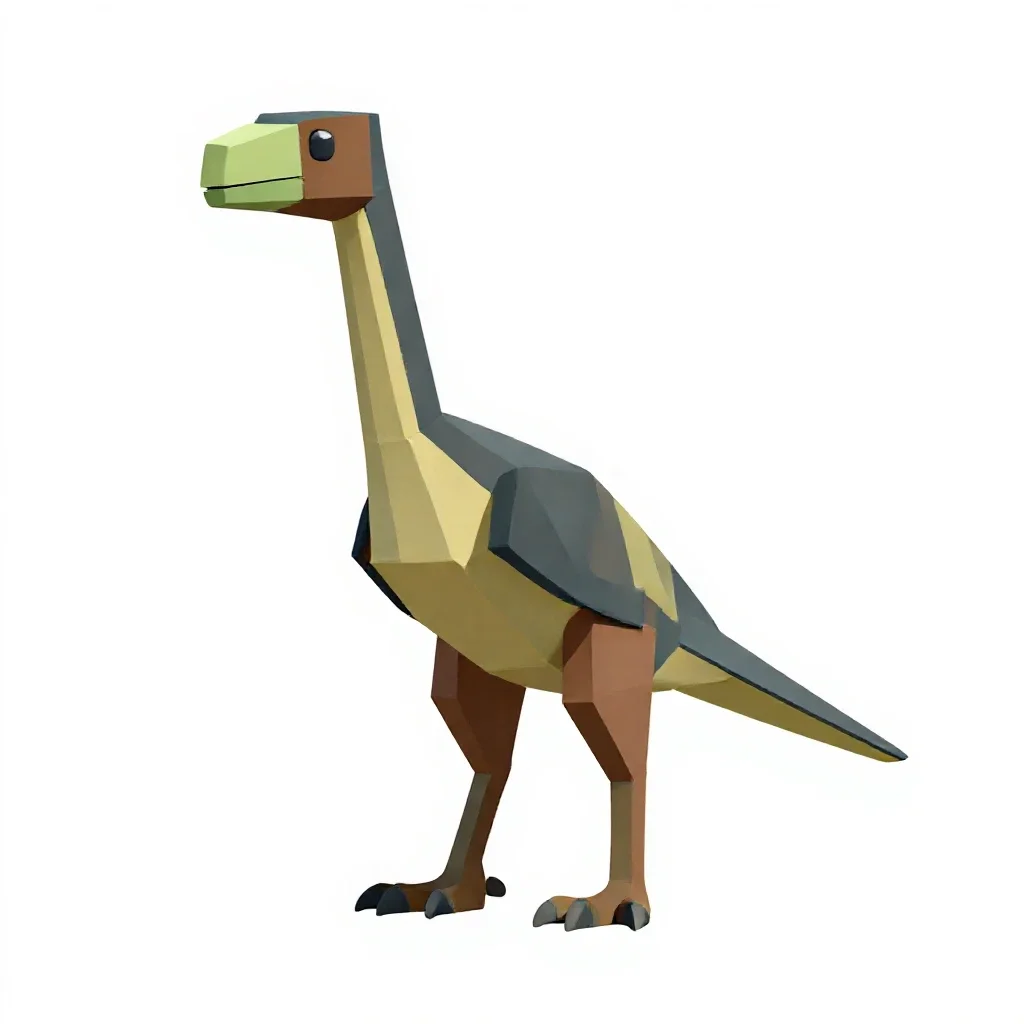 Quetzalcoatlus standing isolated on a white background