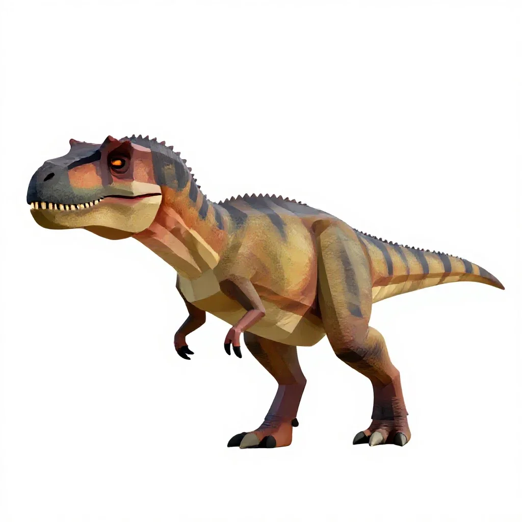 Spinosaurus isolated on a white background