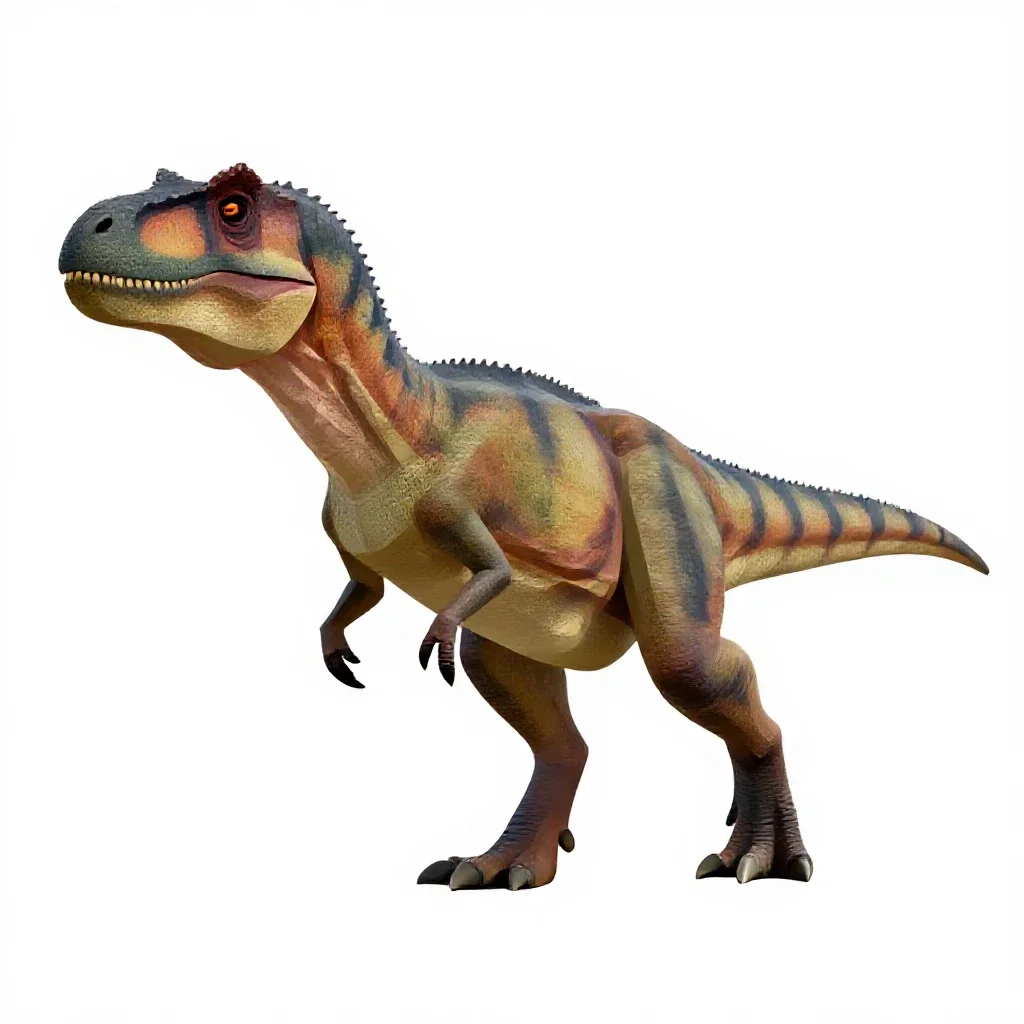 Allosaurus isolated on a white background