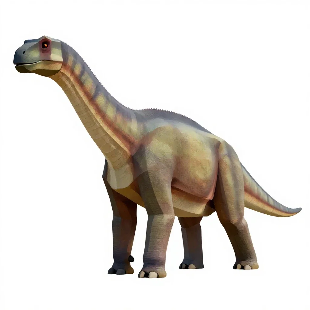 Argentinosaurus isolated on a white background