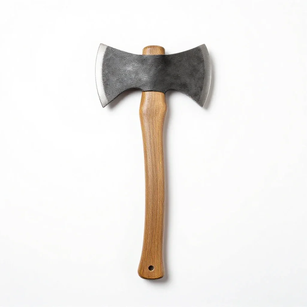 Battle axe isolated on a white background