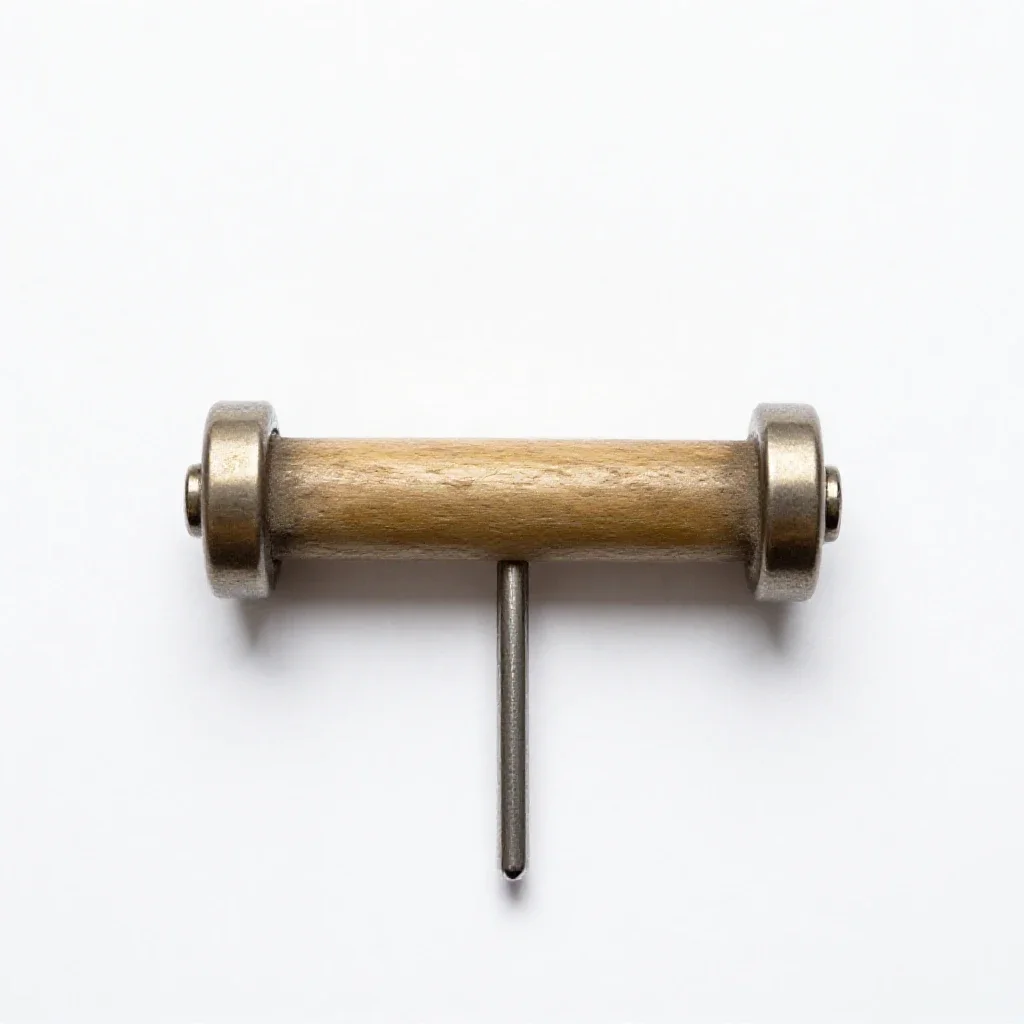 Rogue's lockpick roll isolated on a white background