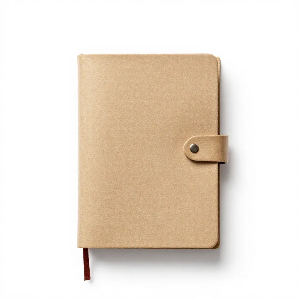 Spellbook with clasps isolated on a white background
