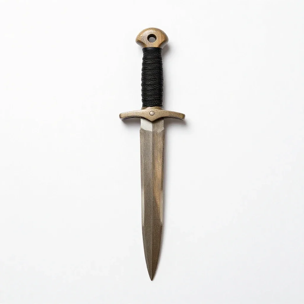 Throwing dagger set isolated on a white background