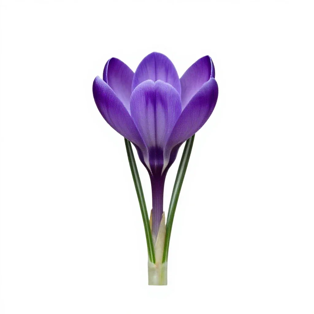 Crocus isolated on a white background