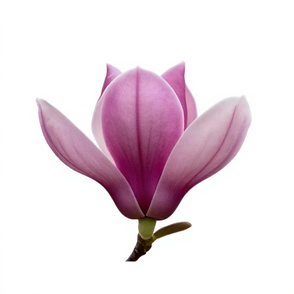 Magnolia flower isolated on a white background