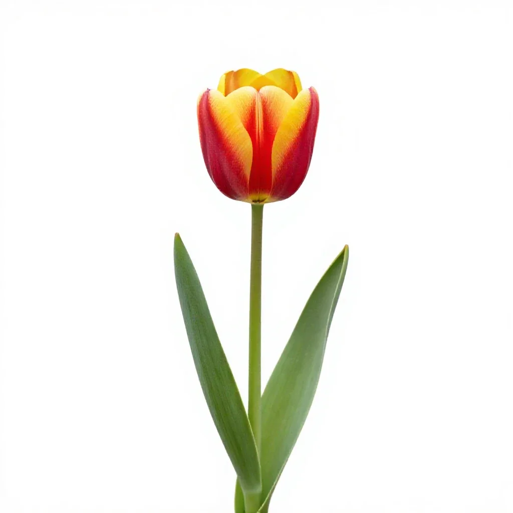 Tulip isolated on a white background