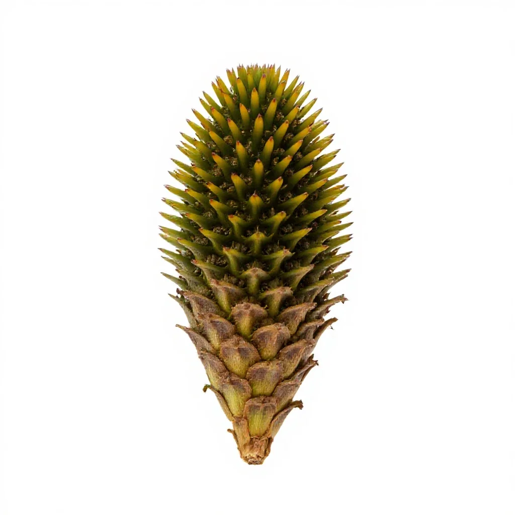 Echinacea cone isolated on a white background