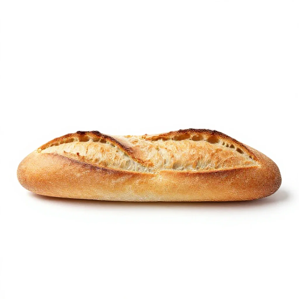 Baguette isolated on a white background