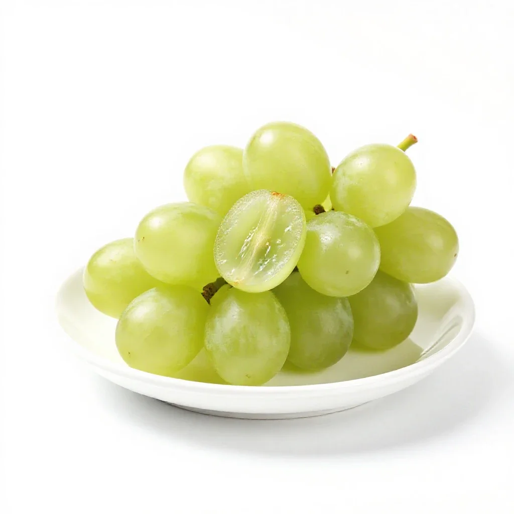Bunch of grapes isolated on a white background