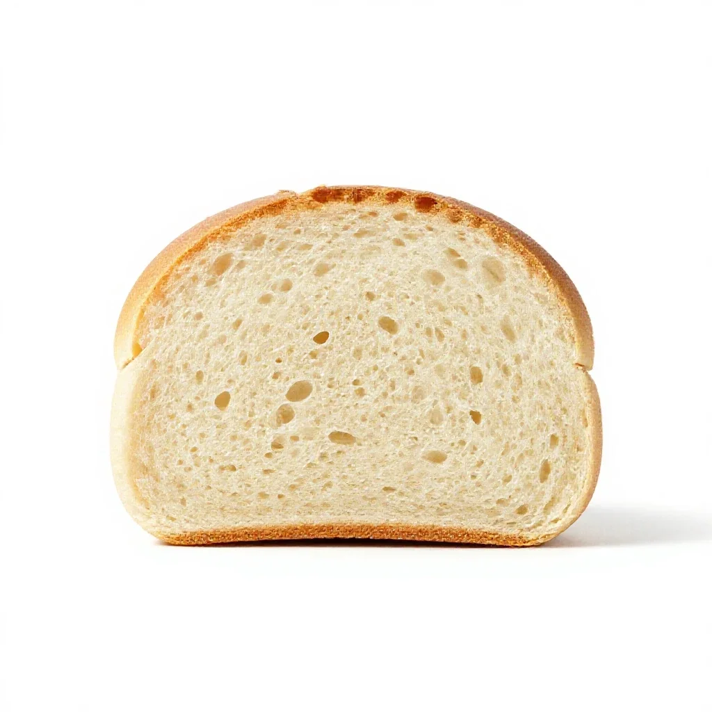 Burger with a brioche bun isolated on a white background